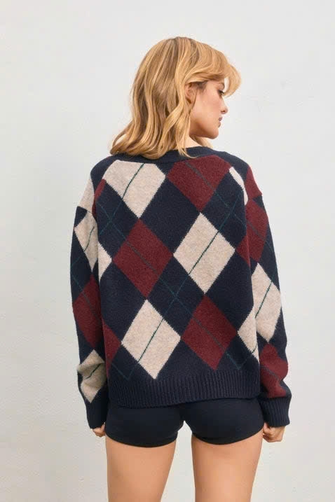 Áo len cardigan