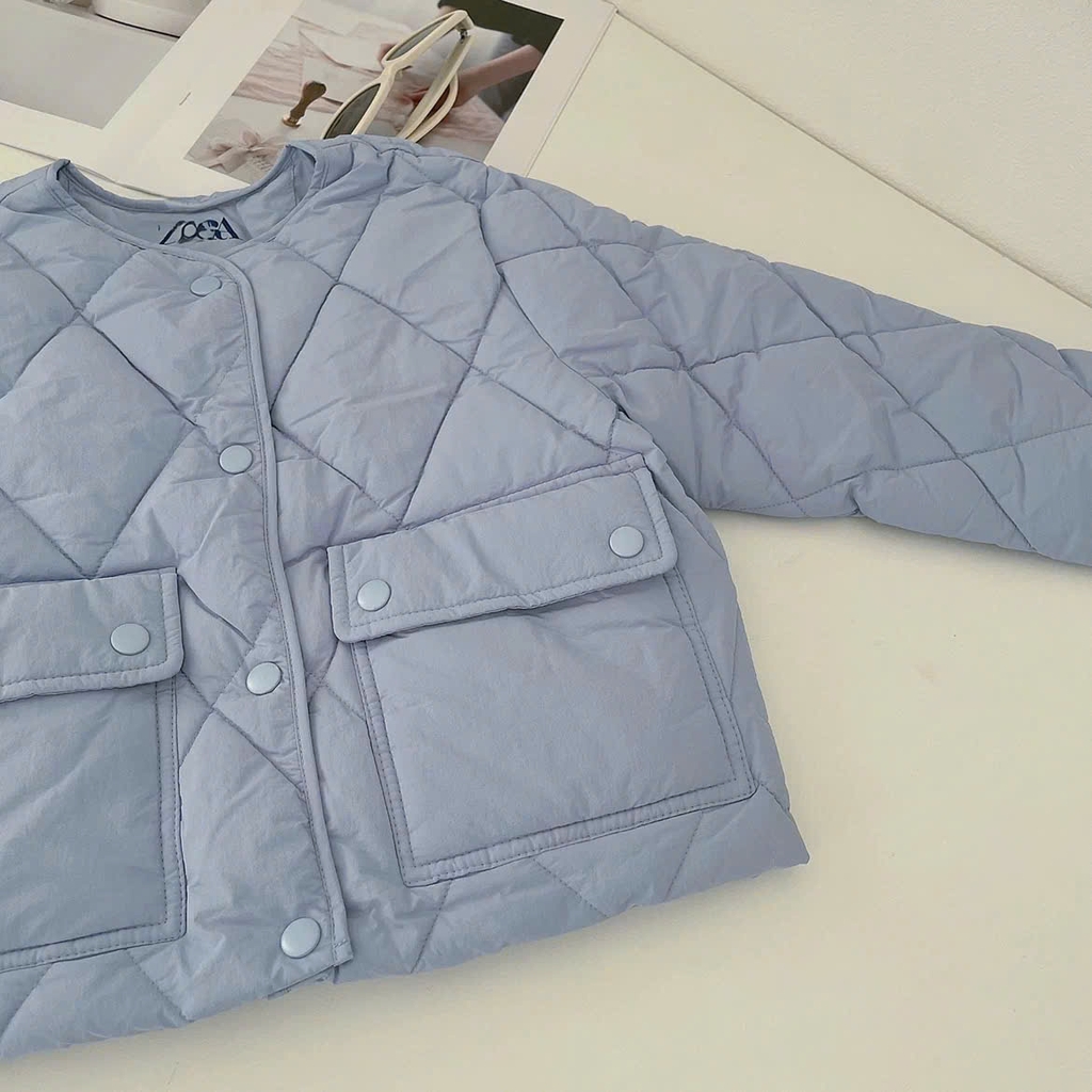 Áo phao Zara Kids trần trám