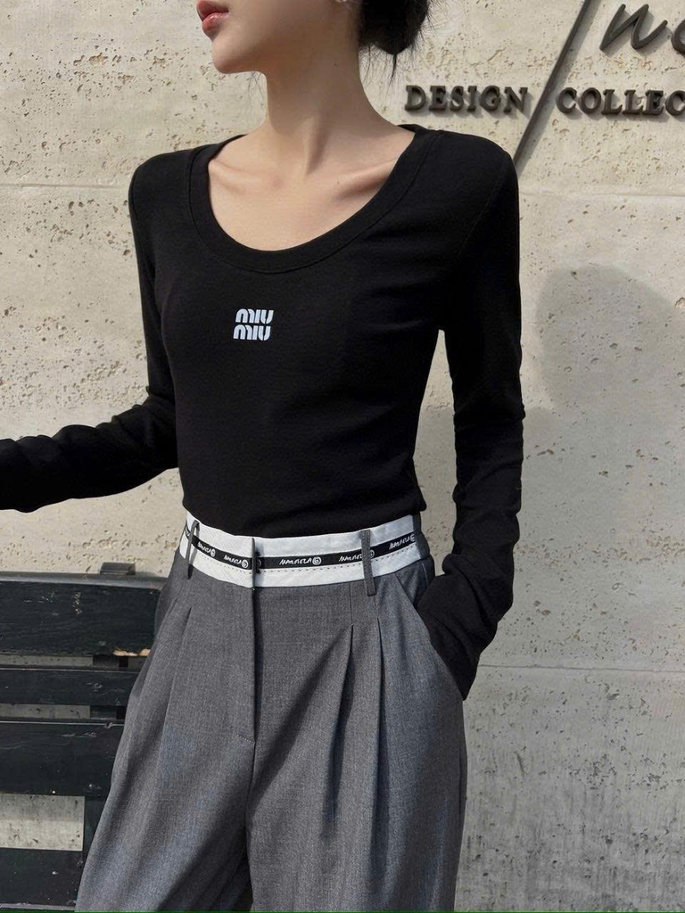 Quần suông Maison Margiela lưng chun 2 màu