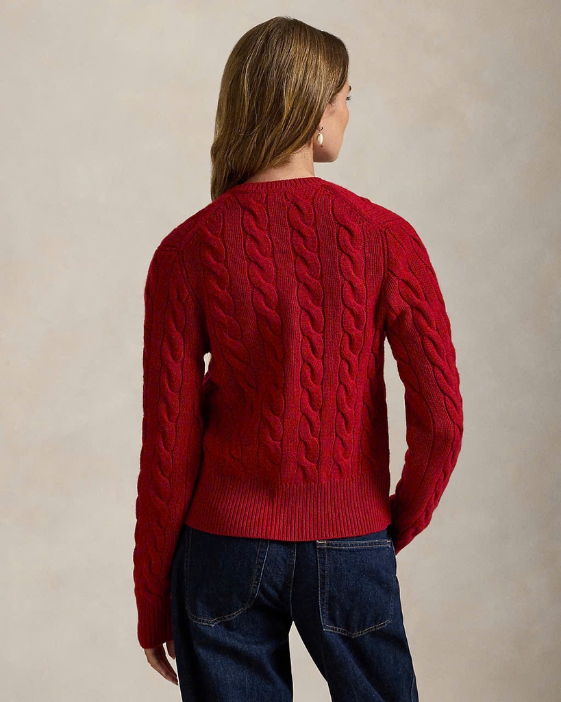 Cable Knit cashmere wool