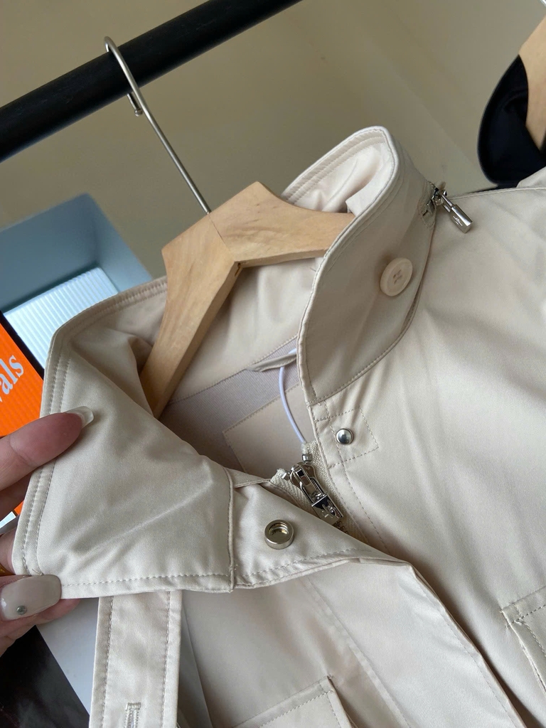 Jacket khaki LoroPiana 4 túi 2 màu tuồn auth