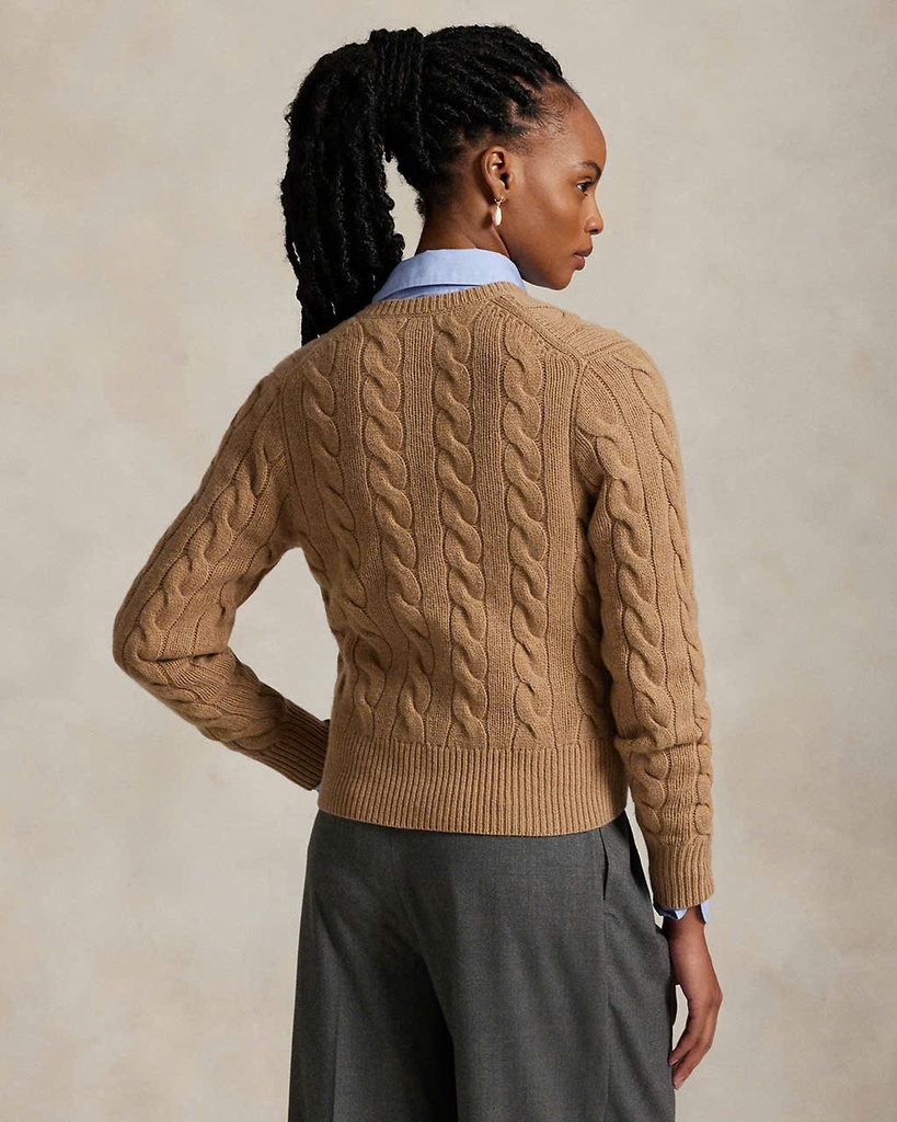 Cable Knit cashmere wool