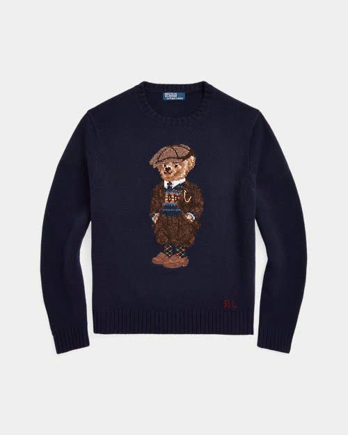 Áo len Polo Bear