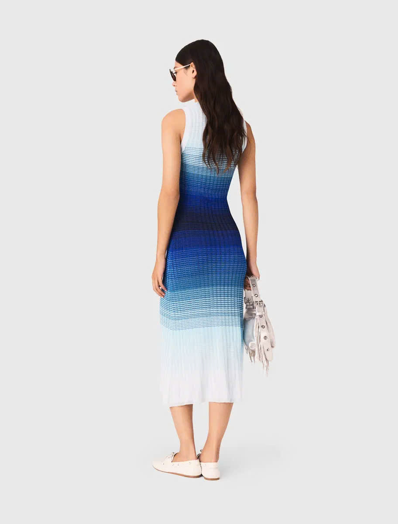 Đầm maxi knit ombré