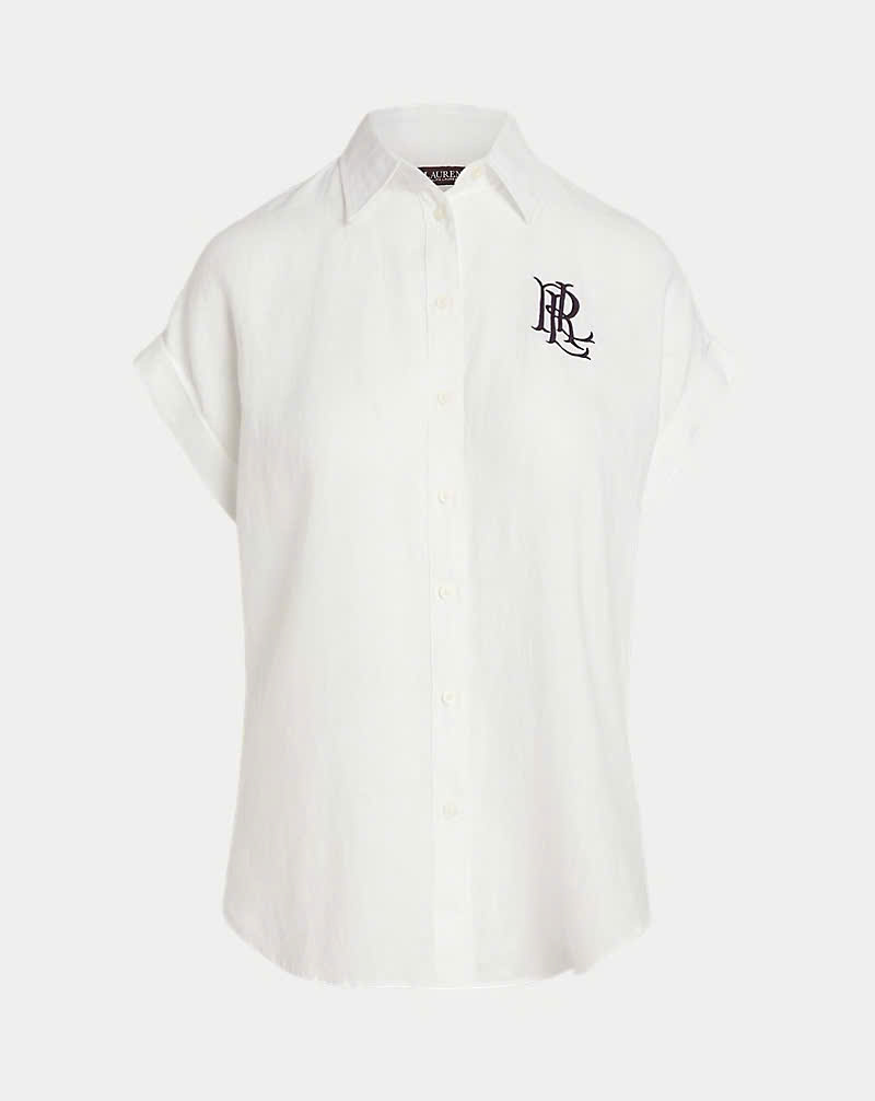 SƠ MI POLO RL LINEN CỔ ĐỨC NGẮN TAY