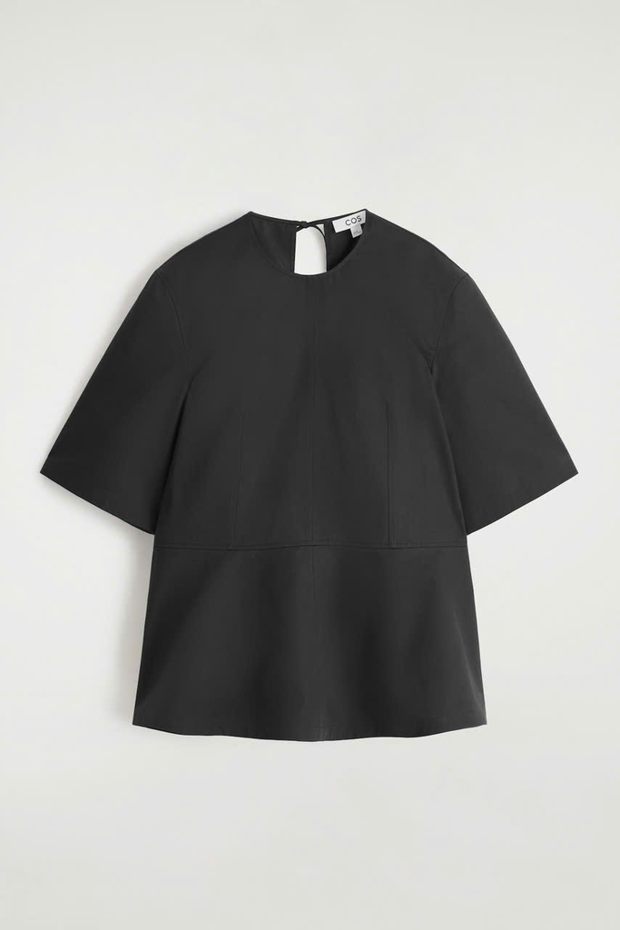 ÁO PEPLUM BẰNG VẢI COTTON