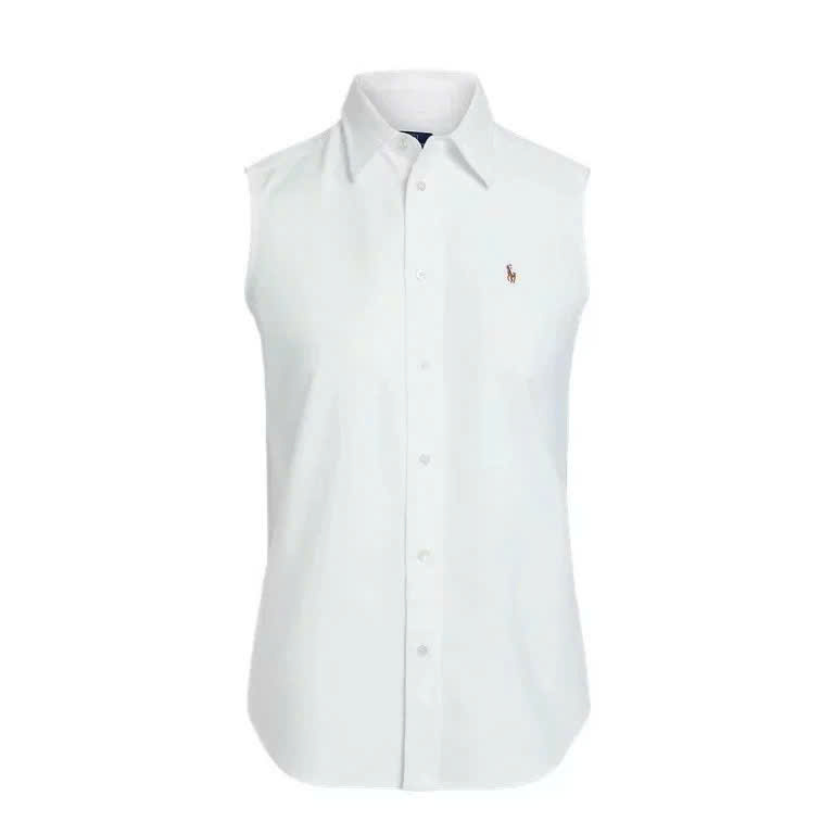 ÁO SƠ MI OXFORD KHÔNG TAY KIỂU DÁNG CỔ ĐIỂN