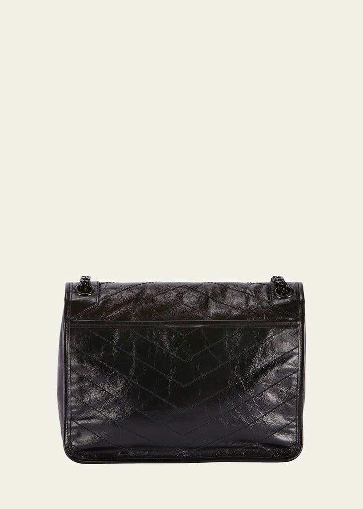 TÚI SAINT LAURENT NIKI CỠ TRUNG BẰNG DA NHĂN