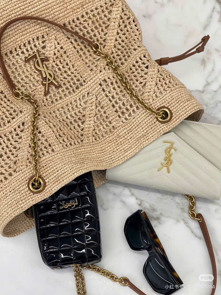 Túi YSL Jamie shopping màu beige