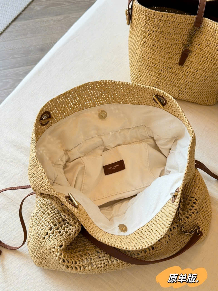 Túi YSL Jamie shopping màu beige