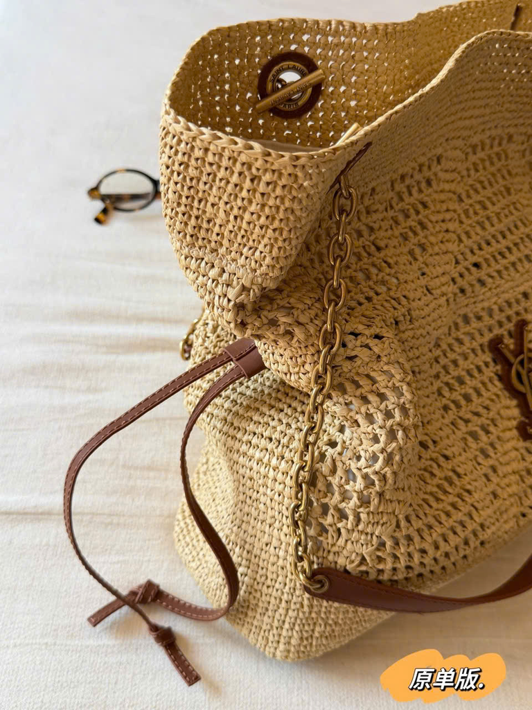 Túi YSL Jamie shopping màu beige