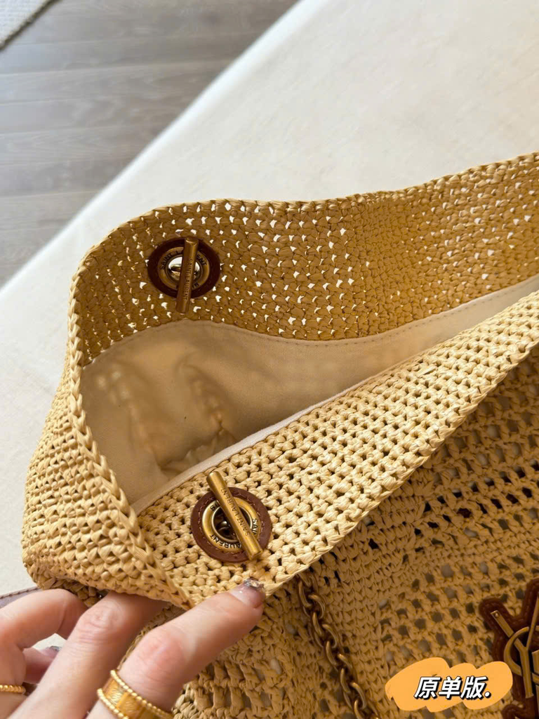 Túi YSL Jamie shopping màu beige