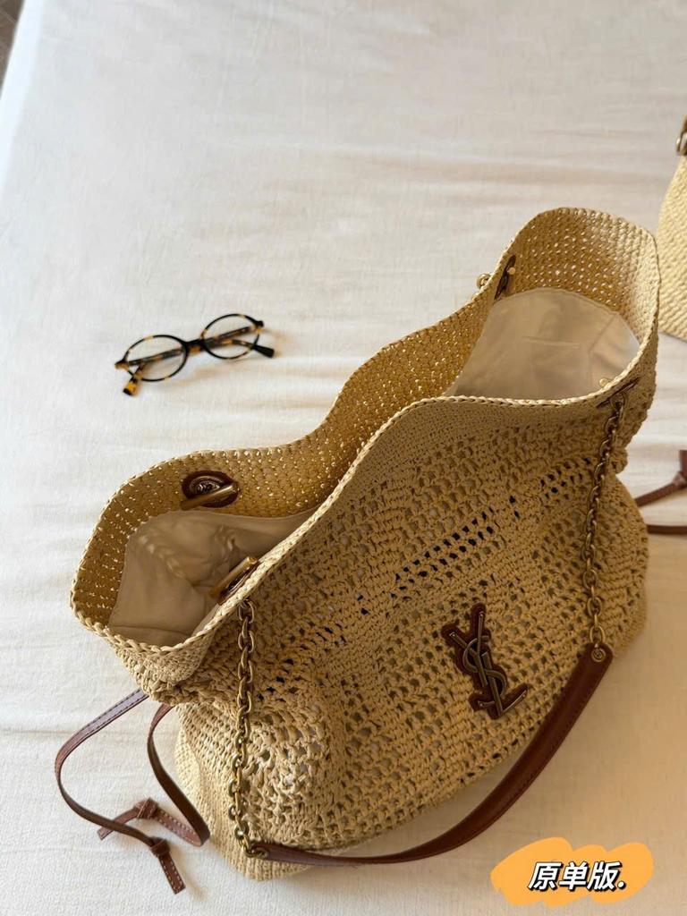 Túi YSL Jamie shopping màu beige