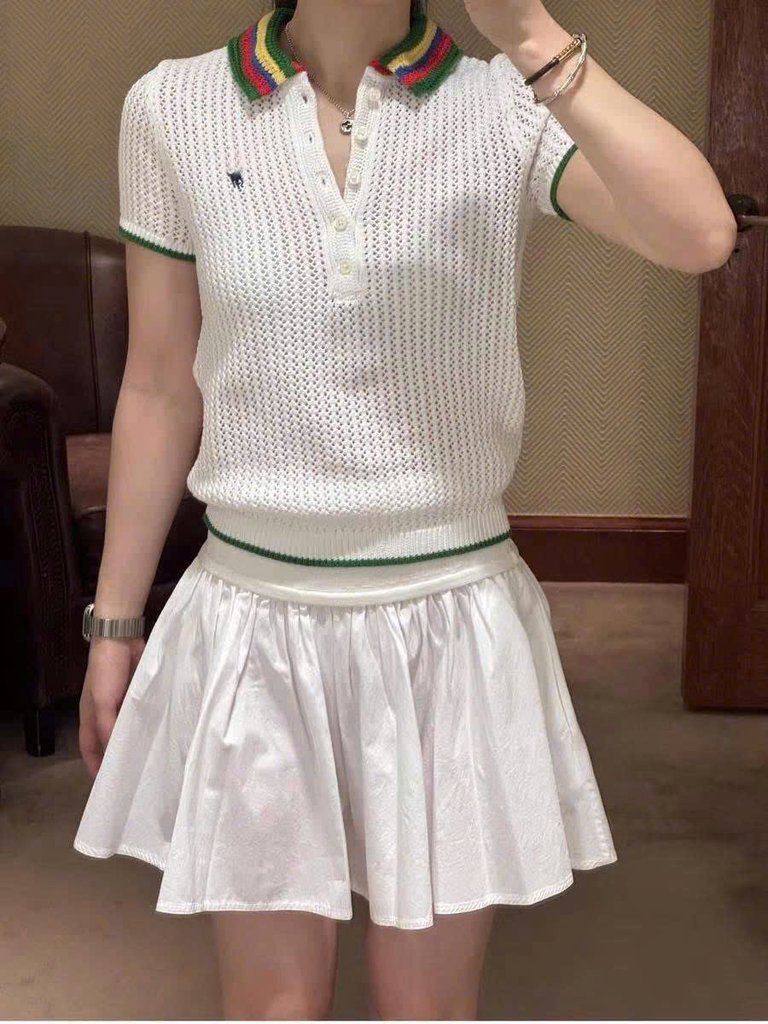 Áo  polo dệt kim