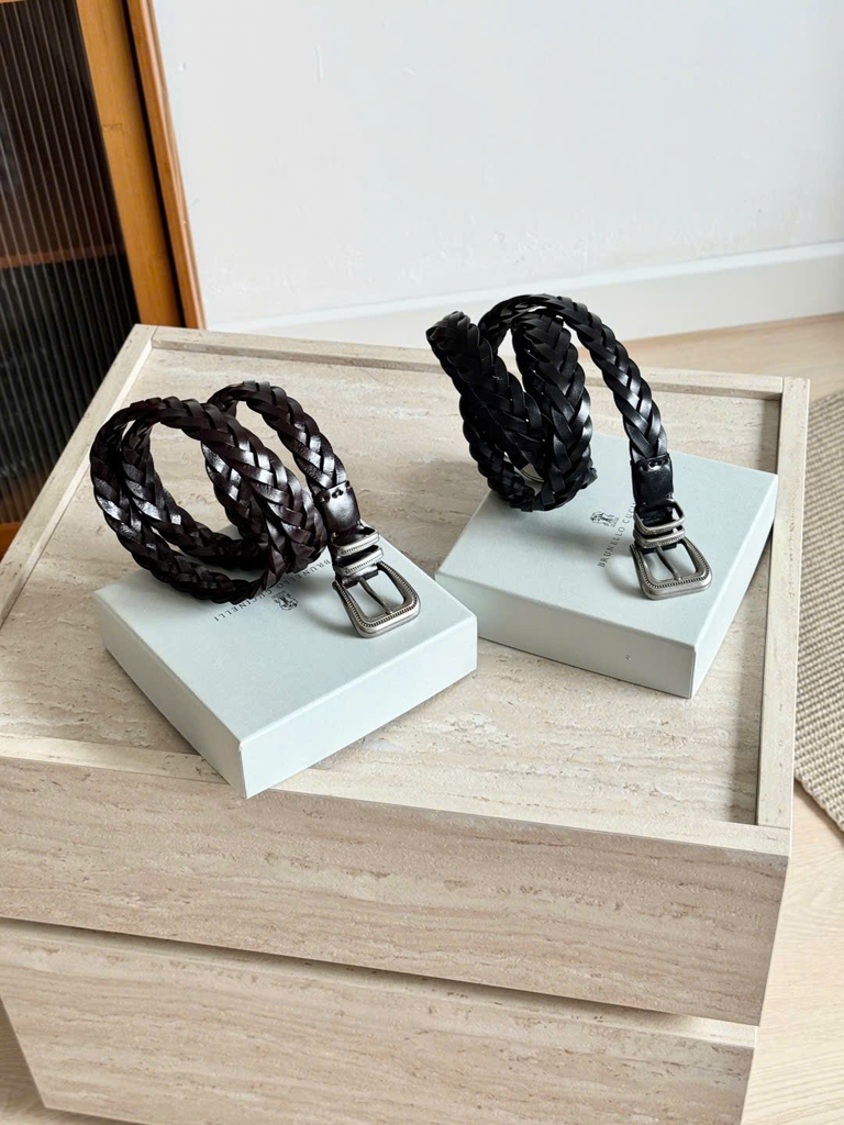 Belt da tết Brunelo Cucinelli tuồn auth 2 màu