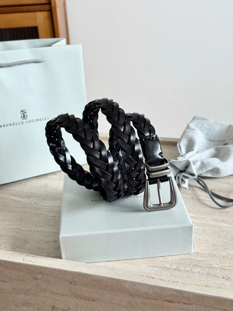Belt da tết Brunelo Cucinelli tuồn auth 2 màu