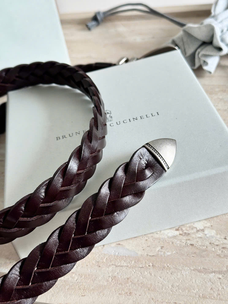 Belt da tết Brunelo Cucinelli tuồn auth 2 màu