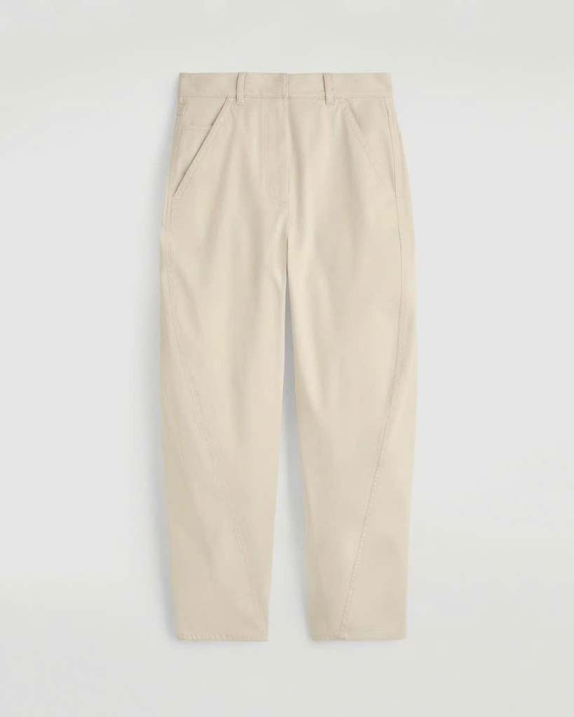 Quần ống rộng bằng vải cotton