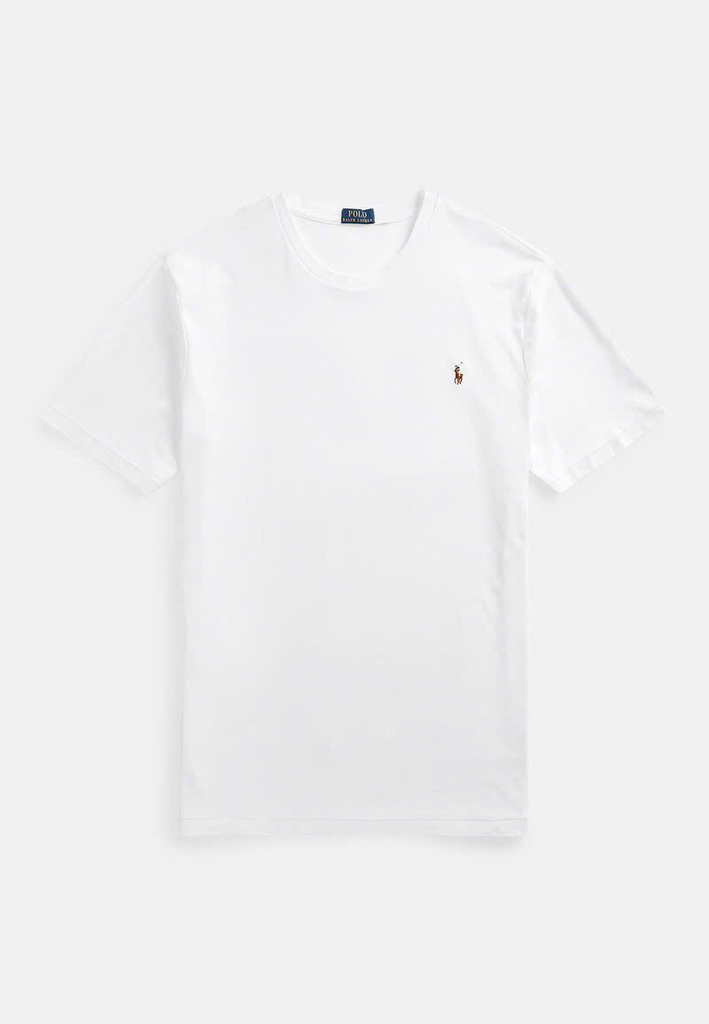 Tshirt nam POLO RL trơn cổ tròn logo ngực 3 màu