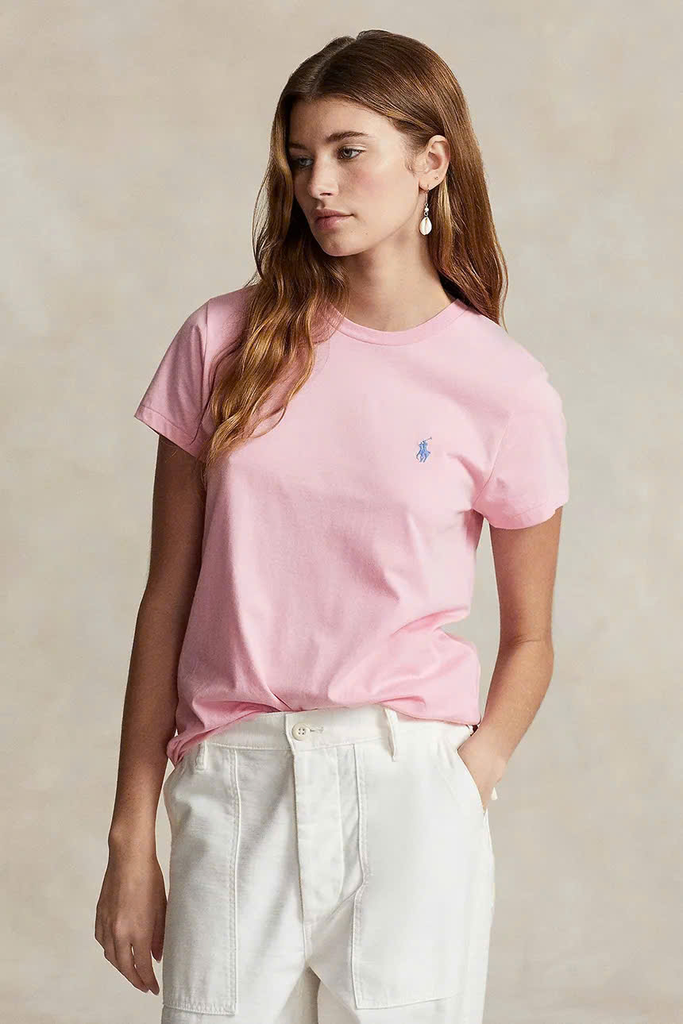 ÁO THUN CỔ TRÒN COTTON JERSEY DÁNG CỔ ĐIỂN