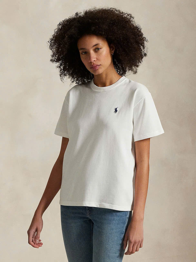 ÁO THUN CỔ TRÒN COTTON JERSEY DÁNG CỔ ĐIỂN