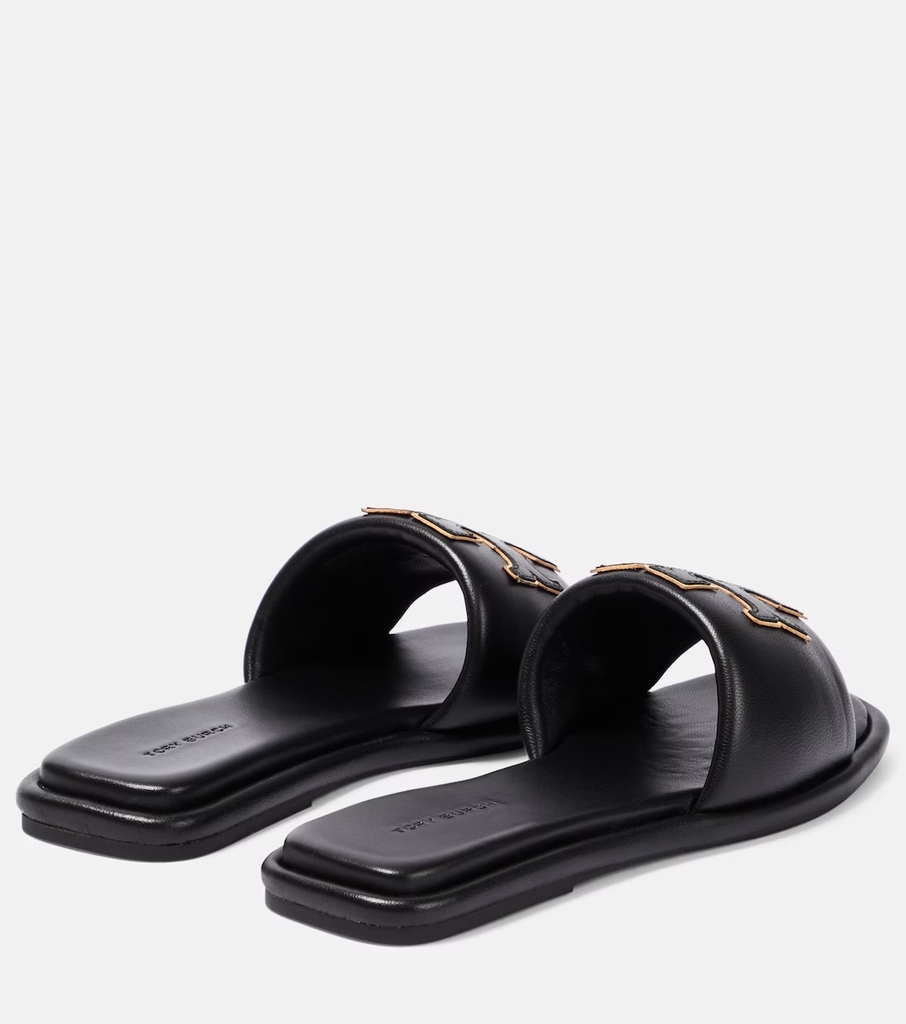 Dép da Tory Burch Eleanor T Monogram