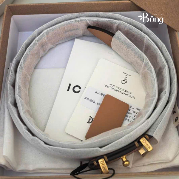 Belt da ICICLE bản 2cm 2 màu fullbox