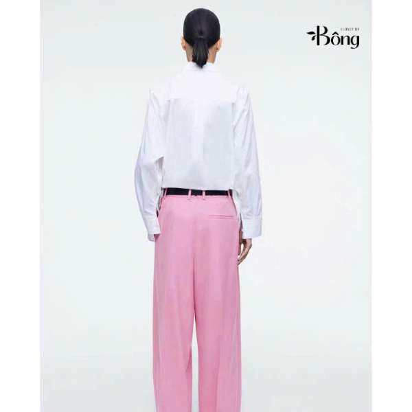 Quần suông COS hồng ly trước xuất xịn