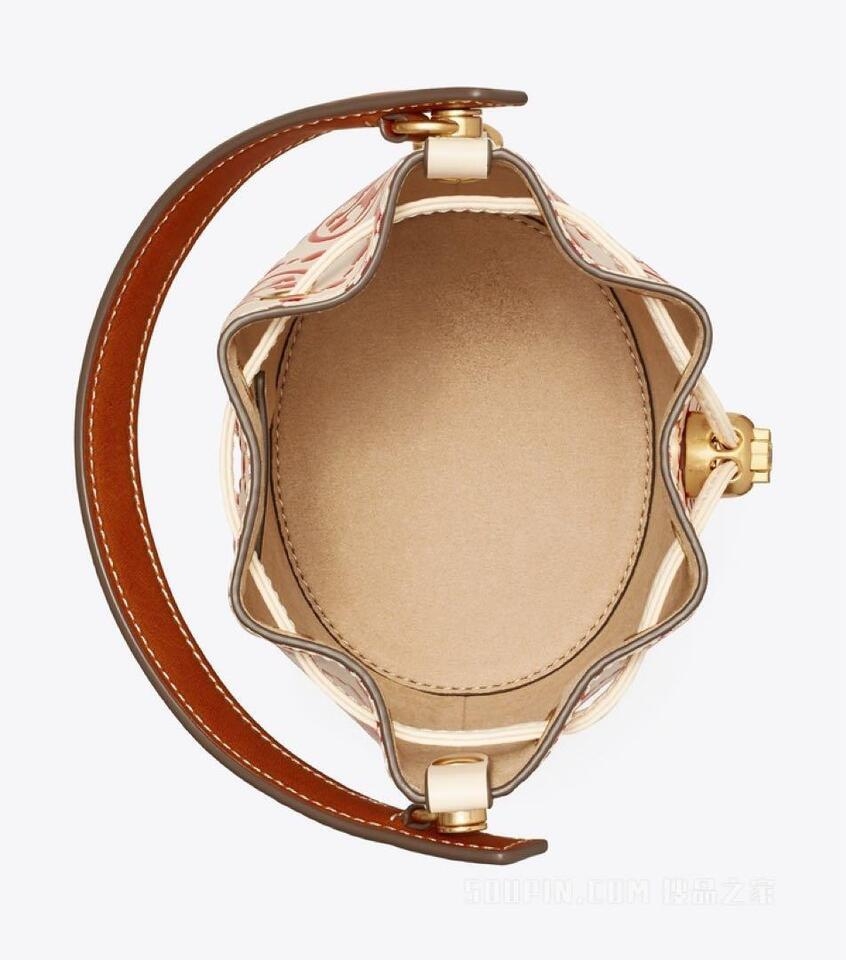 Bag bucket Tory Burch monogram logo