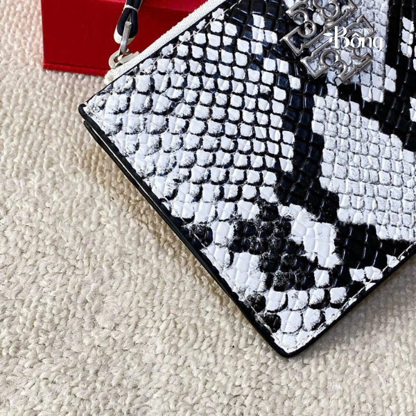 Card holder Tory Burch da rắn