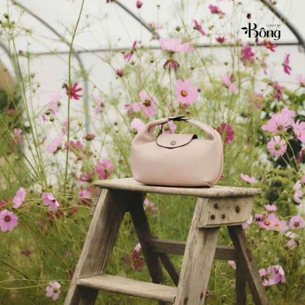 Túi Longchamp cặp lồng da