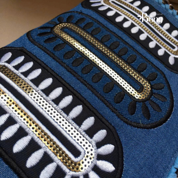Túi Stellamccartny màu denim Sz22x16