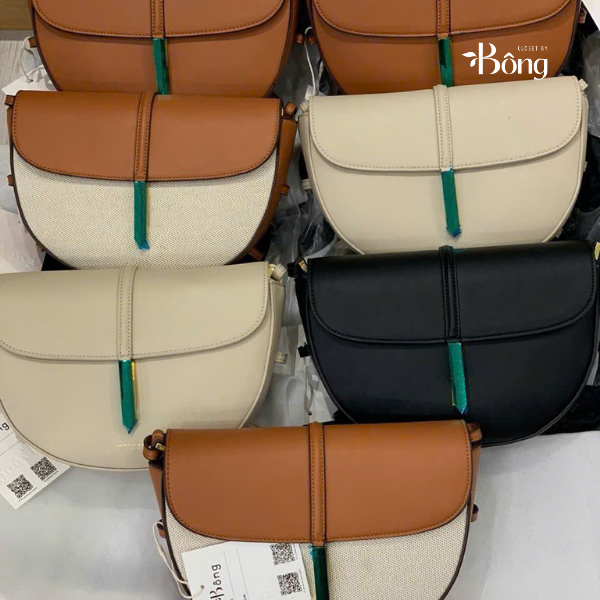 Túi Demellier vầng trăng sz24x17x8