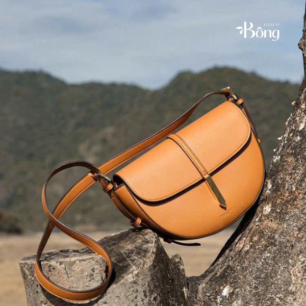Túi Demellier vầng trăng sz24x17x8