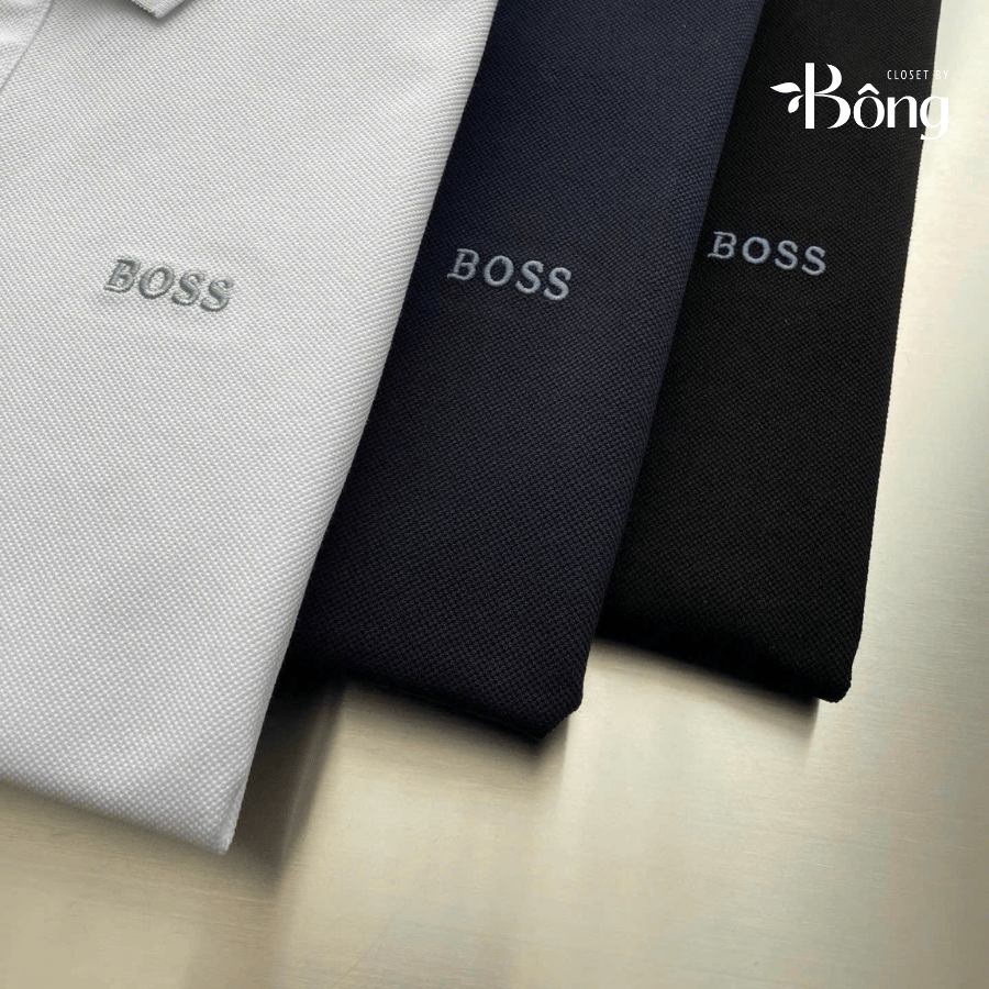 Polo BOSS cổ bẻ 3 màu bản VIP