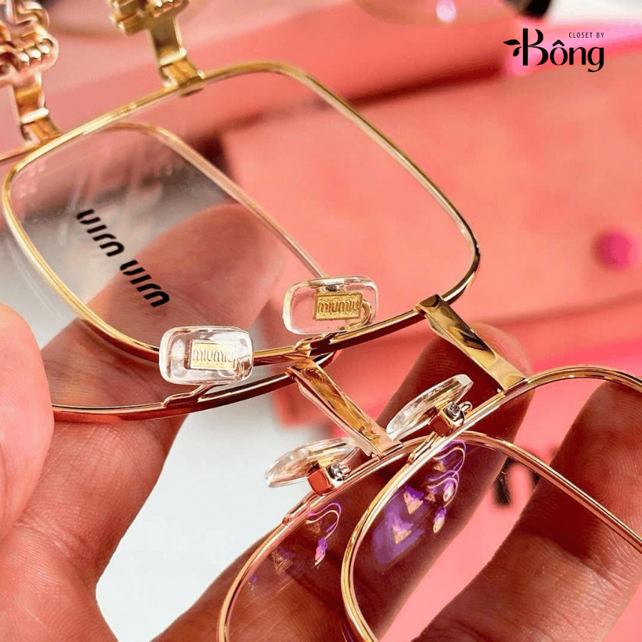 Kính Miumiu SMU 51XV gọng kim loại vuông 4 màu
