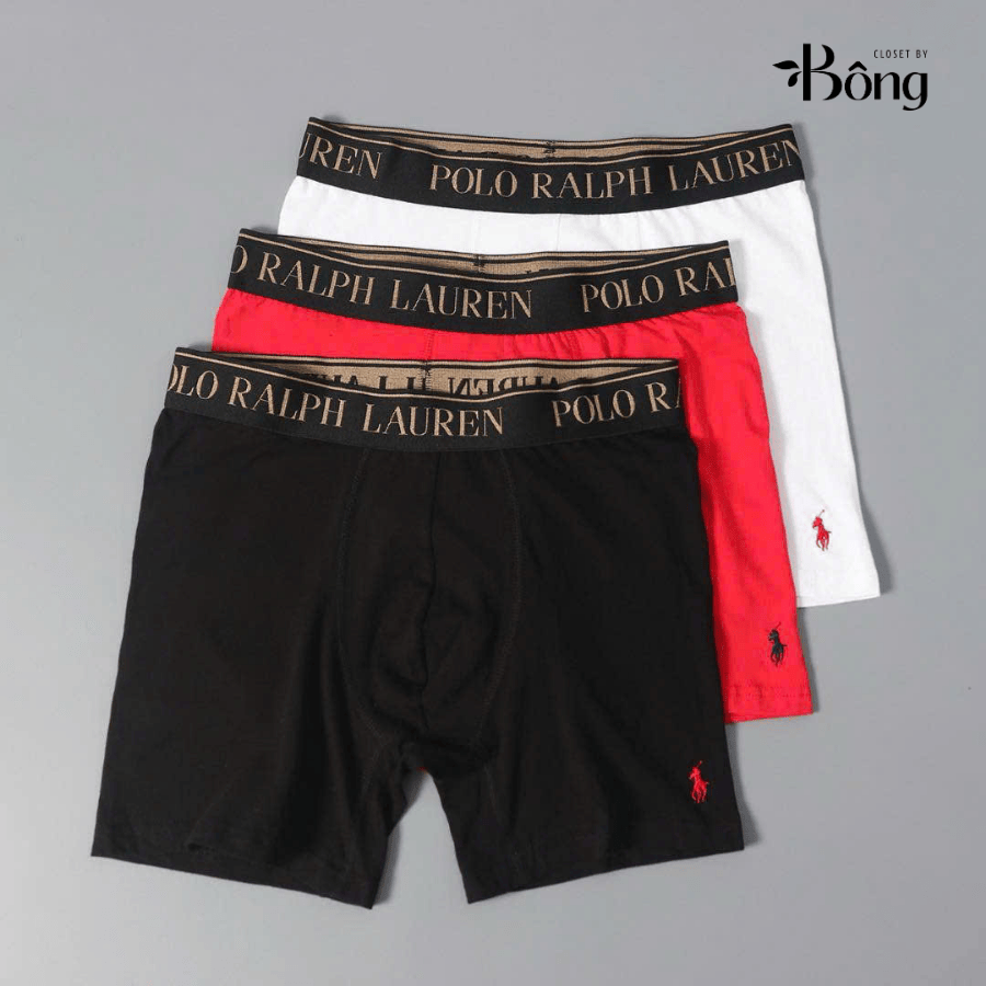 Boxer nam Polo RL  dư xịn set hộp 3pcs
