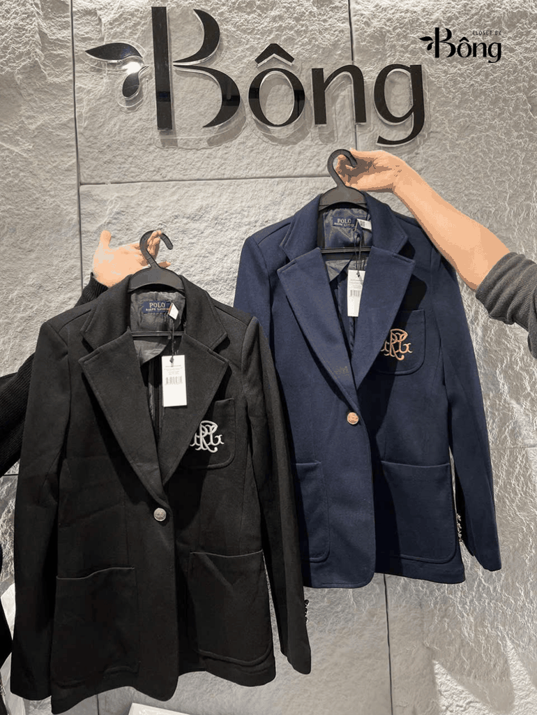 Blazer Polo RL tuồn auth 2 màu (Huy hiệu mới)
