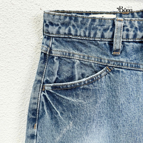 Chân váy denim midi Polo RL