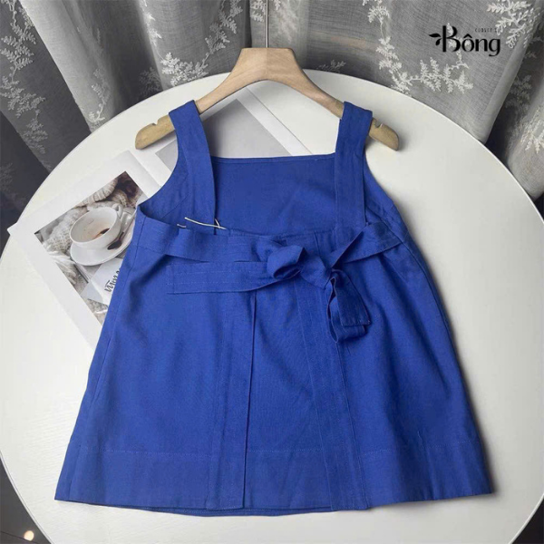 Set COS áo buộc 2 dây + quần cullotes 3 màu