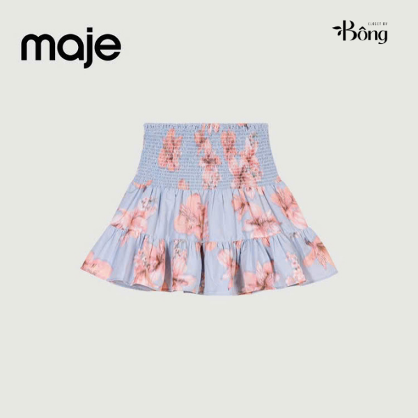 Set Maje hoa cam (Áo + Chân váy không tách)