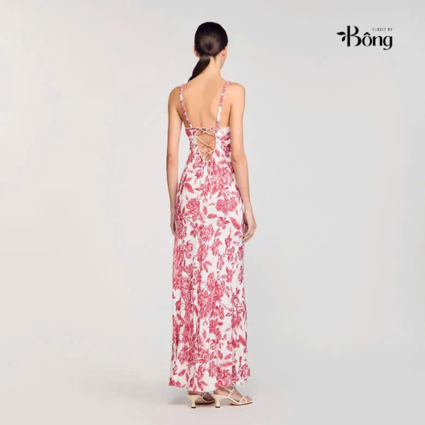 Đầm maxi in hoa