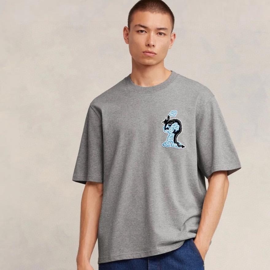 Tshirt AMI logo rồng 2 màu
