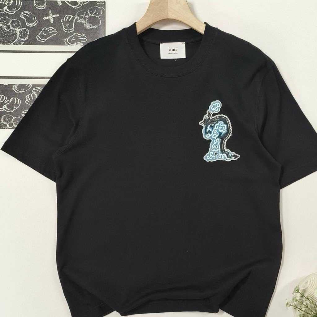 Tshirt AMI logo rồng 2 màu