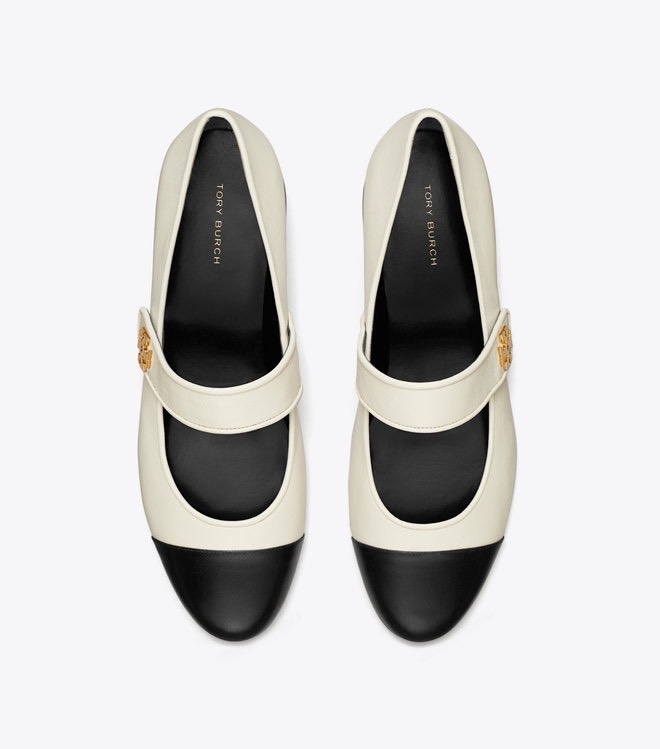 Tory Burch CAP-TOE MARY JANE HEEL BALLET