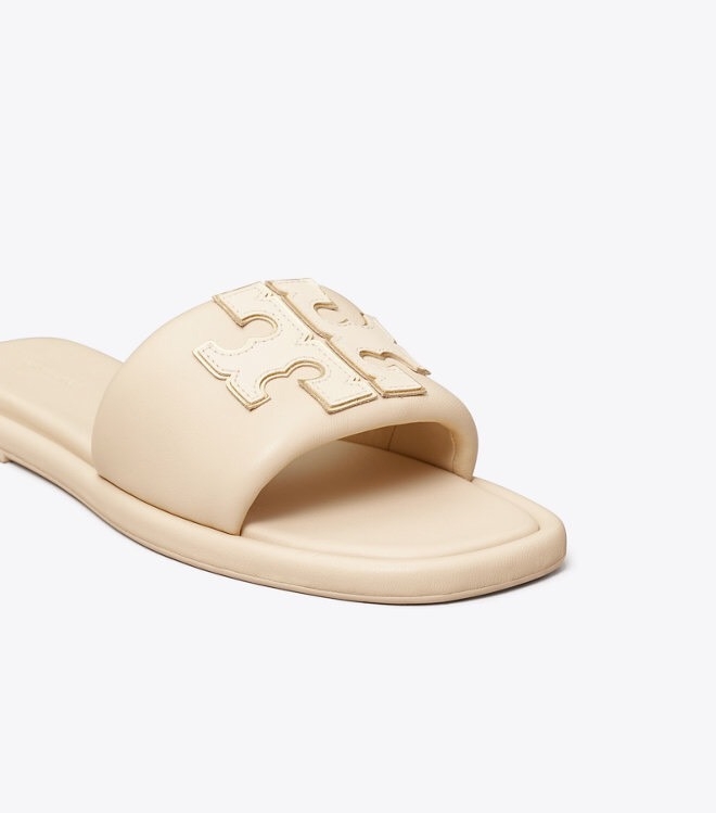 Dép da Tory Burch Eleanor T Monogram