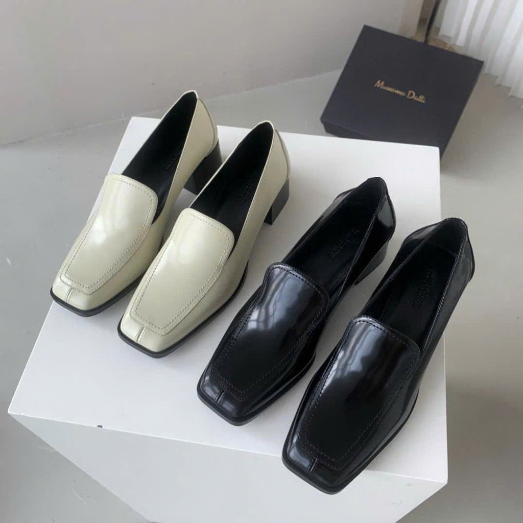 Giày Massimo Dutti gót vuông