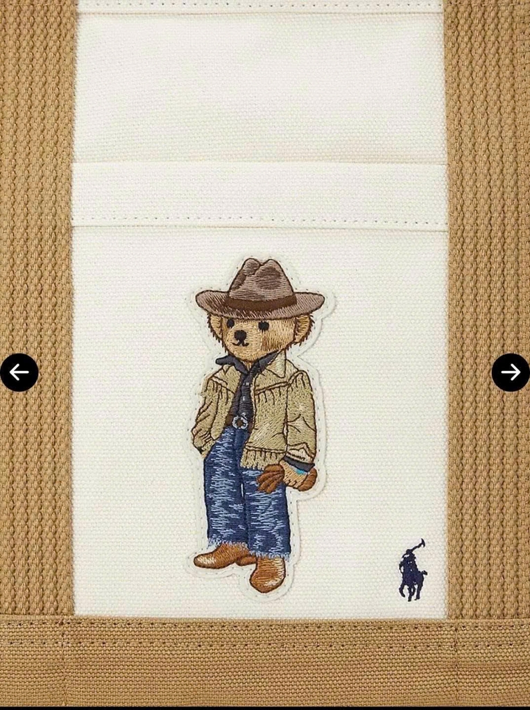 Túi tote canvas Polo Rauph Lauren
