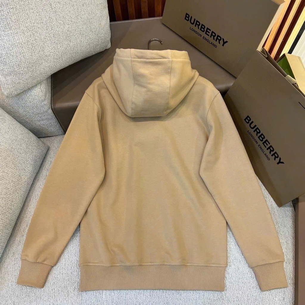 Áo nỉ hoodie BBR thêu logo ngực 2 màu