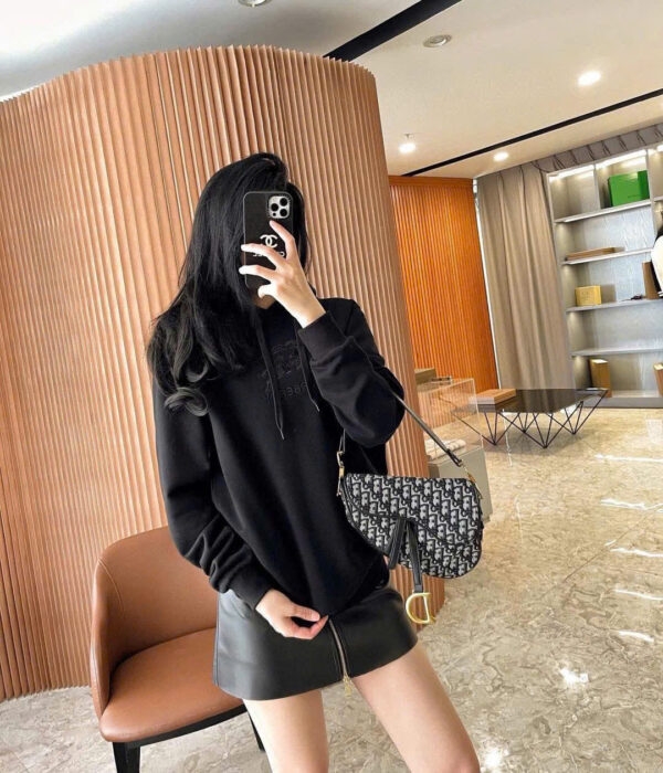 Áo nỉ hoodie BBR thêu logo ngực 2 màu